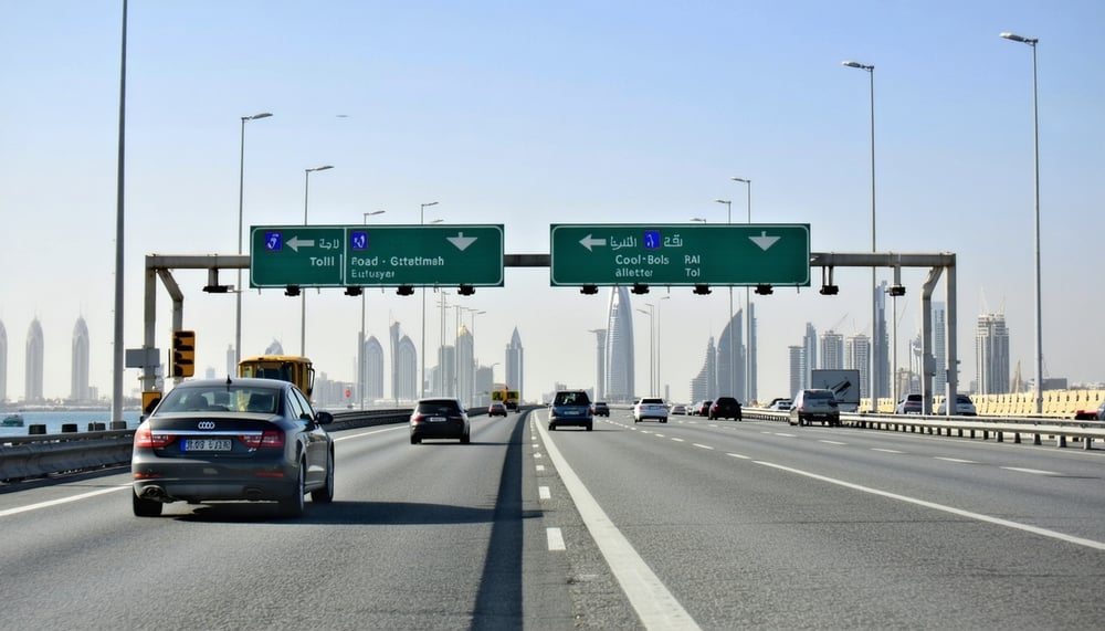 Dubai road toll system Dubai road toll system